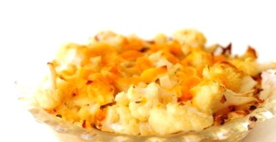 Пирог с картофельной корочкой, цветной капустой и сыром