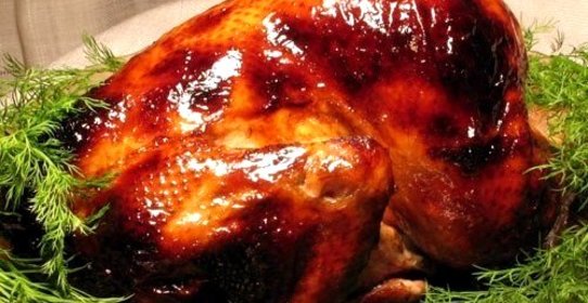 Курица в гранатовом соусе