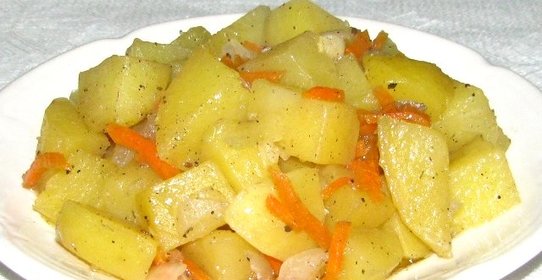 Картошка с морковью