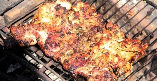 Цыпленок табака на гриле