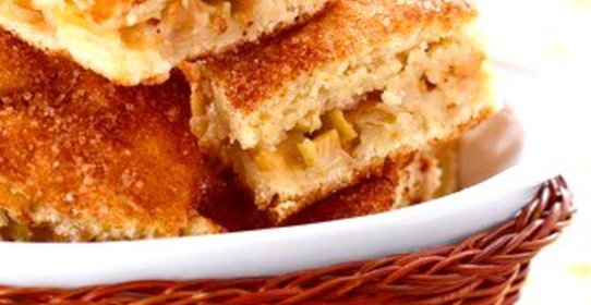 Яблочный кугель с мацой