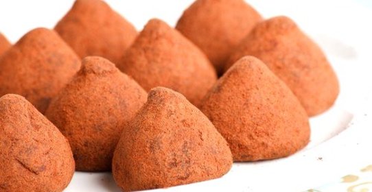 Быстрые шоколадно-сливочные трюфели