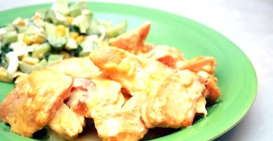 Курица в сливках