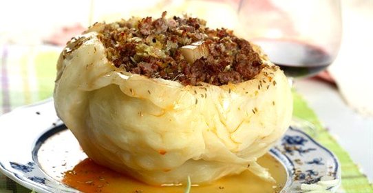 Капуста, фаршированная мясом