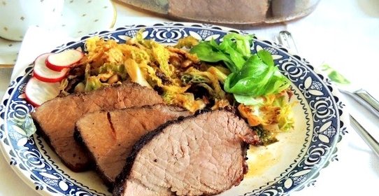 Ростбиф в карамельно-масляном соусе