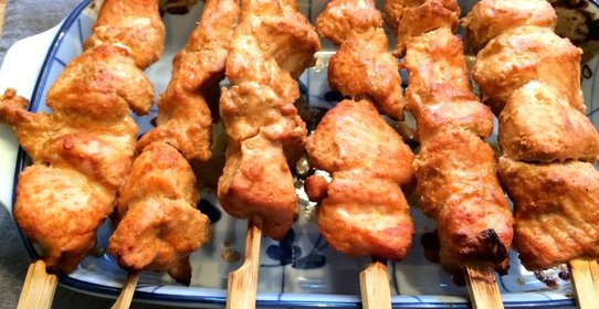 Шашлычки-тандури из индейки