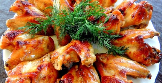 Куриные крылышки под соевым соусом