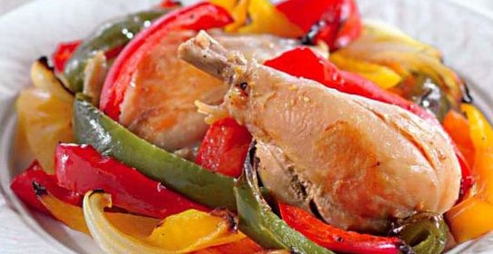 Цыпленок по-охотничьи с майораном