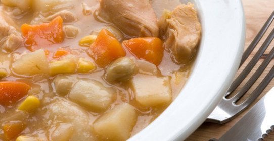 Рагу с куриным филе и овощами