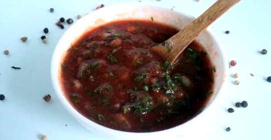 Соус к шашлыку из томатной пасты