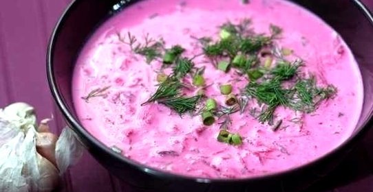 Свекольник на кефире