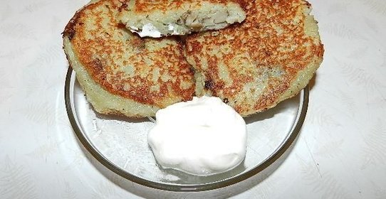 Драники с начинкой