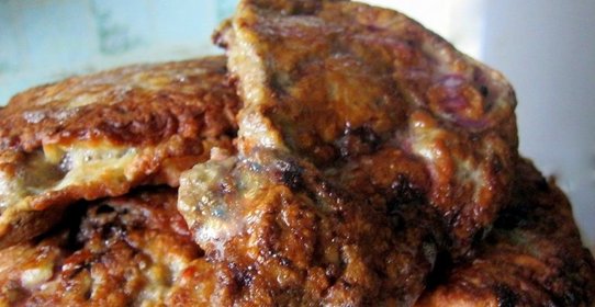 Отбивные из говяжьей печени в кляре