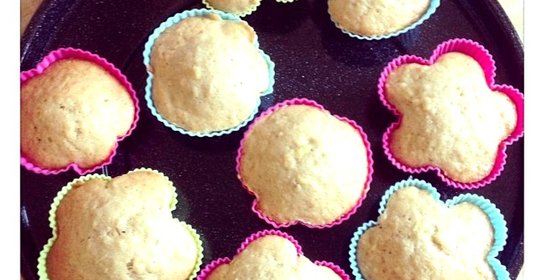 Маффины с яблоками, морковью и бананами