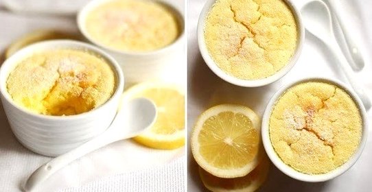 Быстрый лимонный пудинг