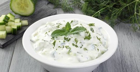 Индийский огуречный салат