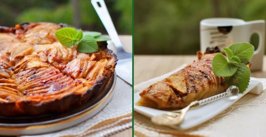 Пирог яблочный французский