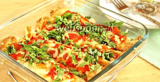 Блинные рулеты с сочной начинкой