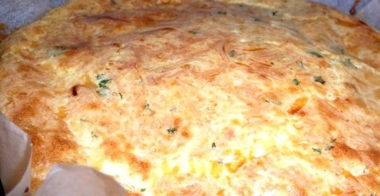 Сырный пирог-суфле