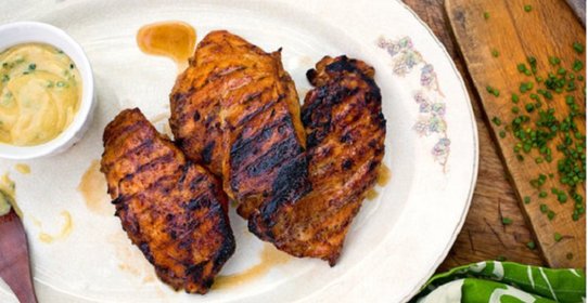 Пикантная курица на гриле