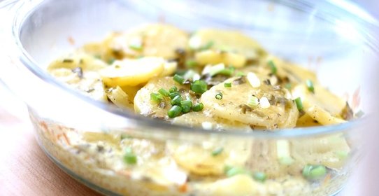 Картофель под сыром