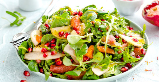 Фруктовый салат с гранатом