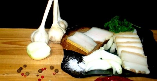 Засолка сала сухим способом