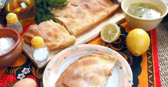 Пирог с осетриной