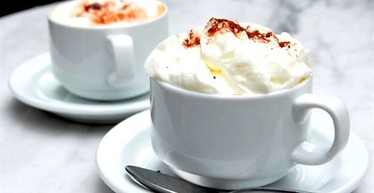 Десерт с капучино