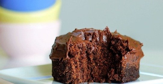 Шоколадный пирог в микроволновке