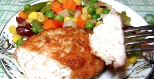 Котлеты из индейки и курицы