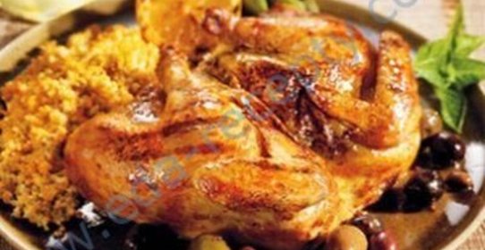 цыпленок целиком жаренный на решетке