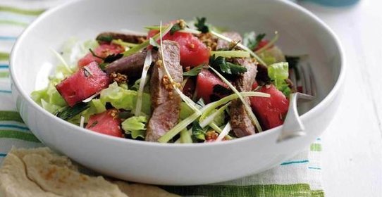 Салат из мяса ягненка