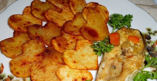 Жареный картофель Для любимого