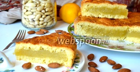 Пирог с франжипаном