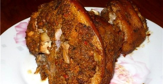 Копченая рулька, запеченная в духовке