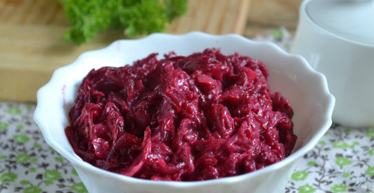 Свекла под соусом