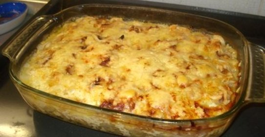 Пельмени, запеченные с сыром