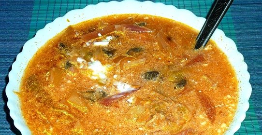 Борщ с мясом