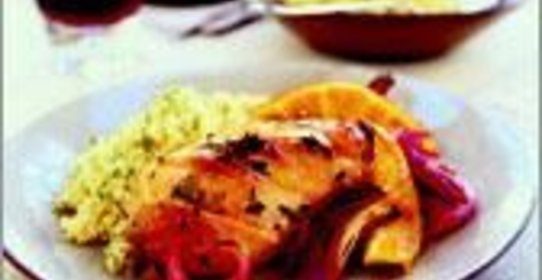 Курица с цитрусовой подливкой