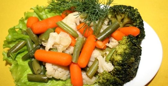 Брокколи и цветная капуста в мультиварке