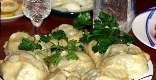 Манты из рубленого мяса