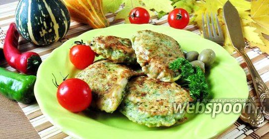 Куриная грудка в шпинатном кляре