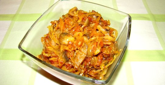 Кислая капуста с грибами
