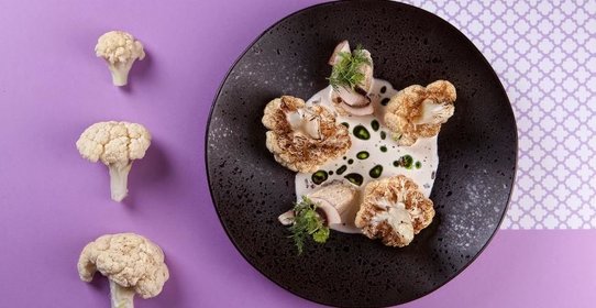 Цветная капуста с трюфельным соусом