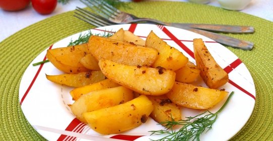 Картофель в соевом соусе