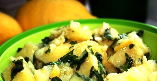 Картофель с лимоном