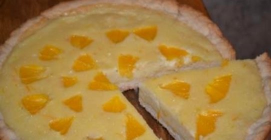 Заливной апельсиновый пирог