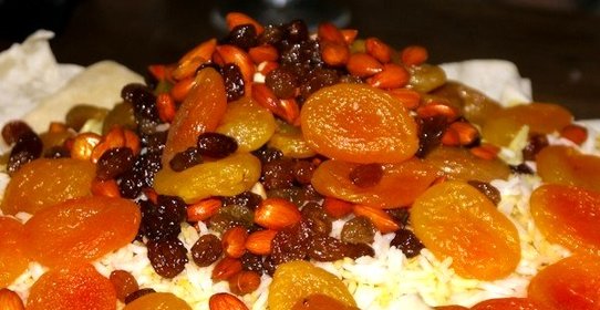 Плов азербайджанский с сухофруктами