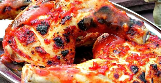 Куриные окорочка в соусе барбекю